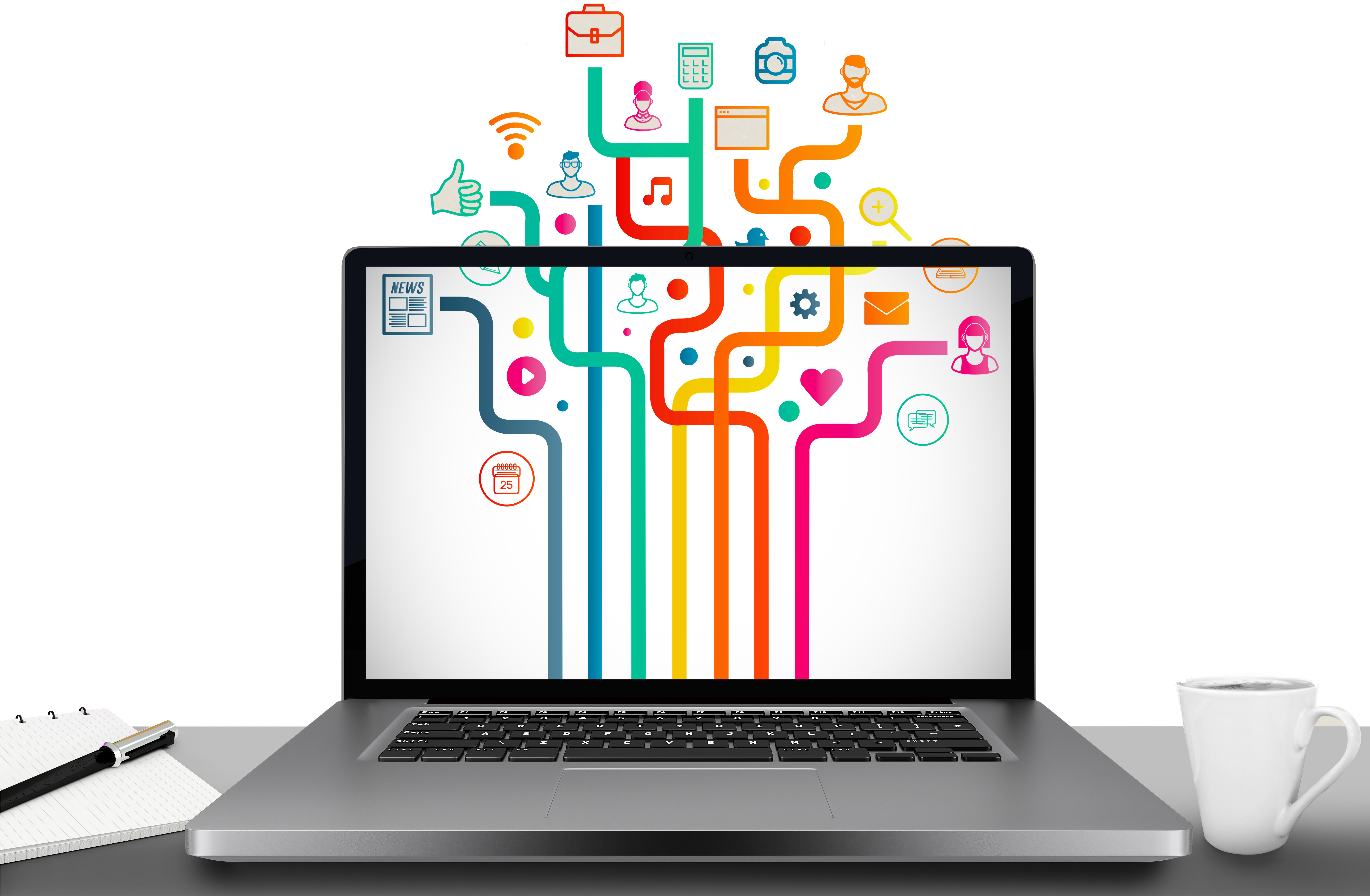 Web Development Computer Information Technology Application - Locative Social Media: Place In The Digital Age (5616x3744)