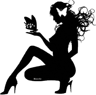 Koi Silhouette - Sigma Lambda Gamma Purple Panther (375x375)