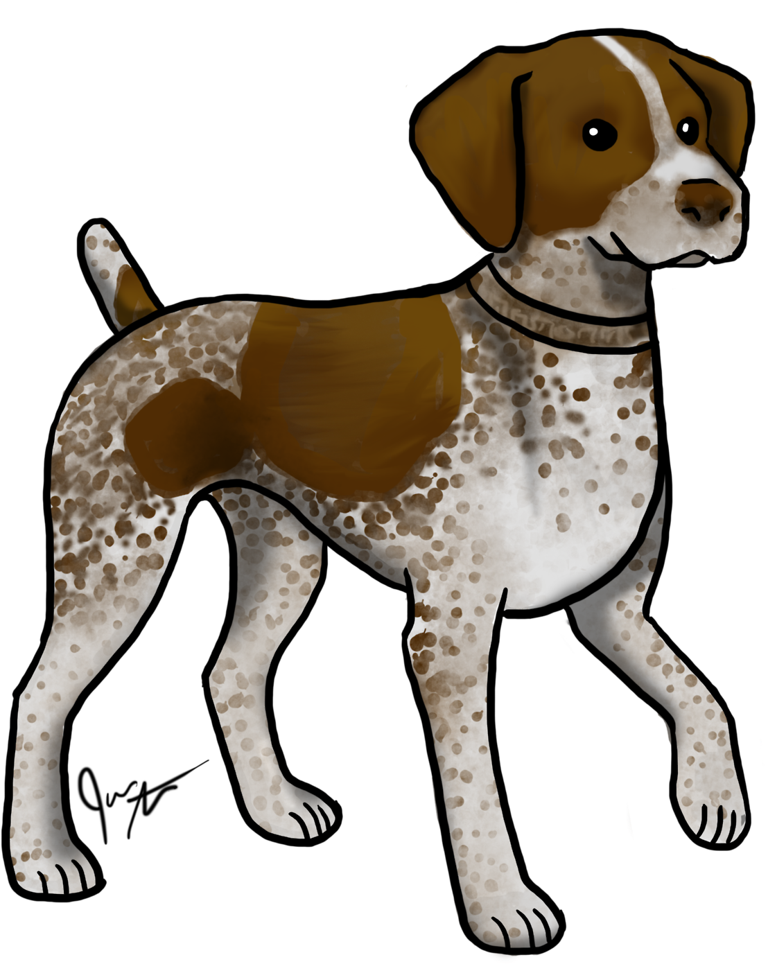 German Shorthaired Pointer Find Gifts And Prints Of - Beagle-harrier (1280x1501)