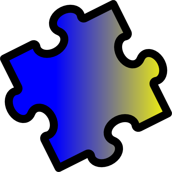 Blue And Yellow Puzzle Piece (600x600)