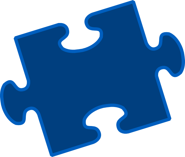 Puzzle Piece Png - Blue Puzzle Piece Png (600x512)