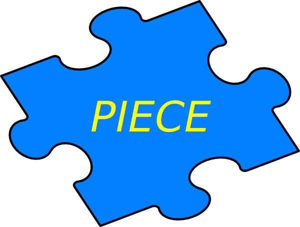 Free 2 Puzzle Pieces Clip Art - Clip Art (600x454)