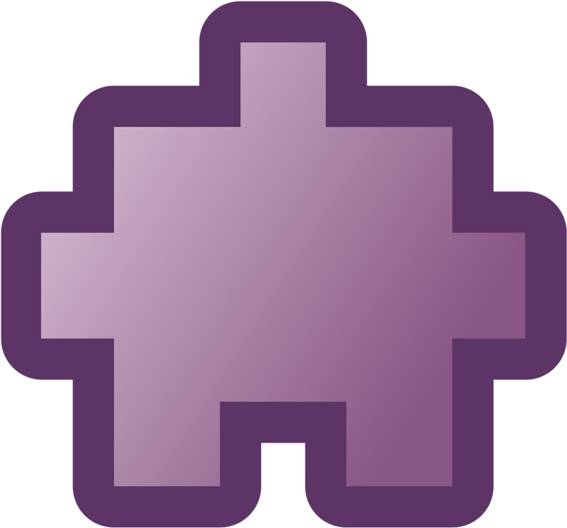 Illustration Of Purple Puzzle Piece - Icon (958x958)