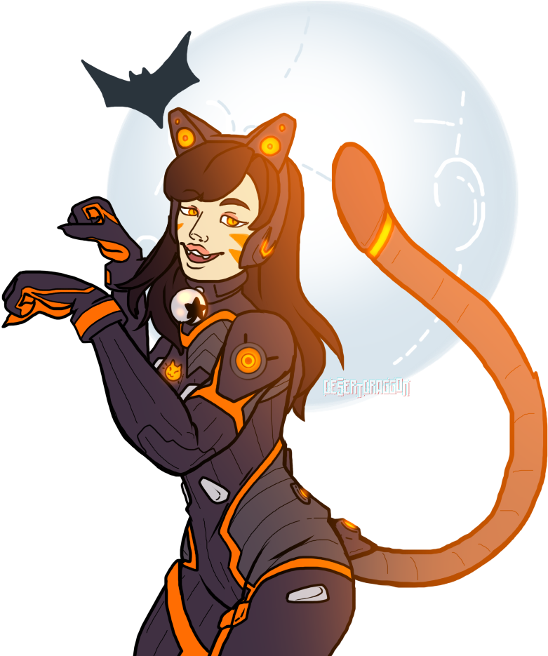 Black Cat D - Black Cat Dva Art (824x960)