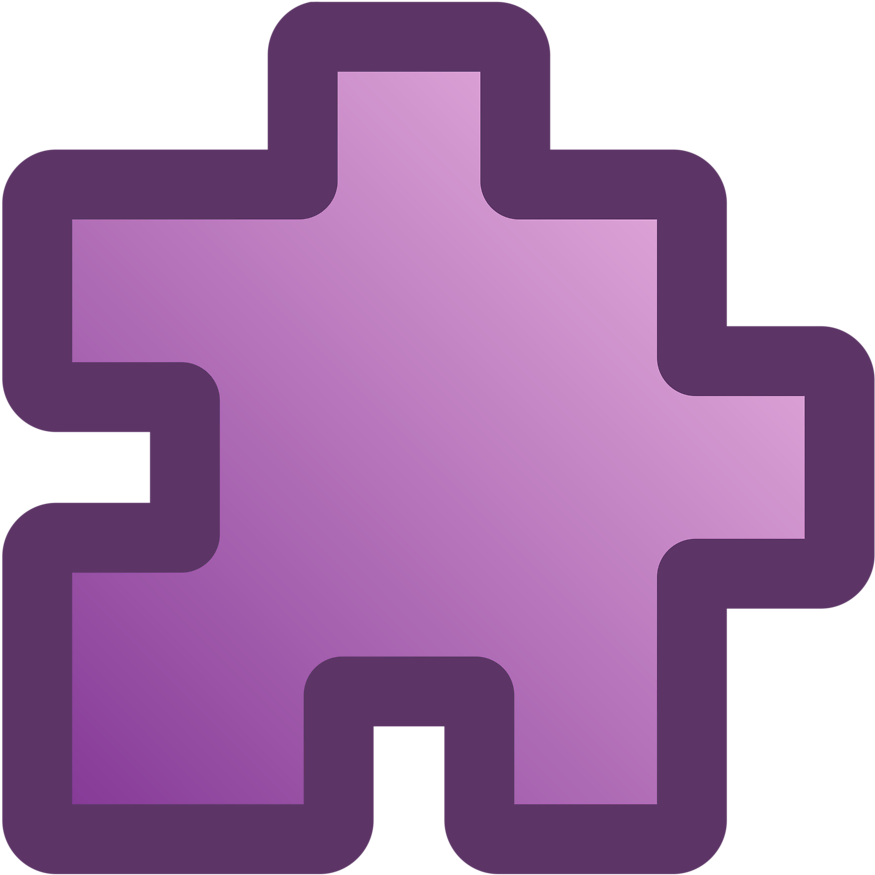Illustration Of A Purple Puzzle Piece - Quebra Cabeça Rosa Png (958x958)