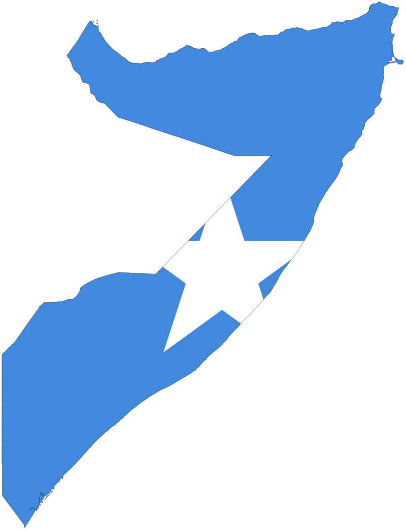 Somalia Flag Map - Somalia Flag In Country (800x1045)