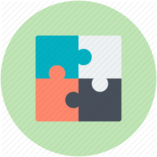 Social Media Logos Icons In Svg And Png - Puzzle Piece Icon Circle (512x512)
