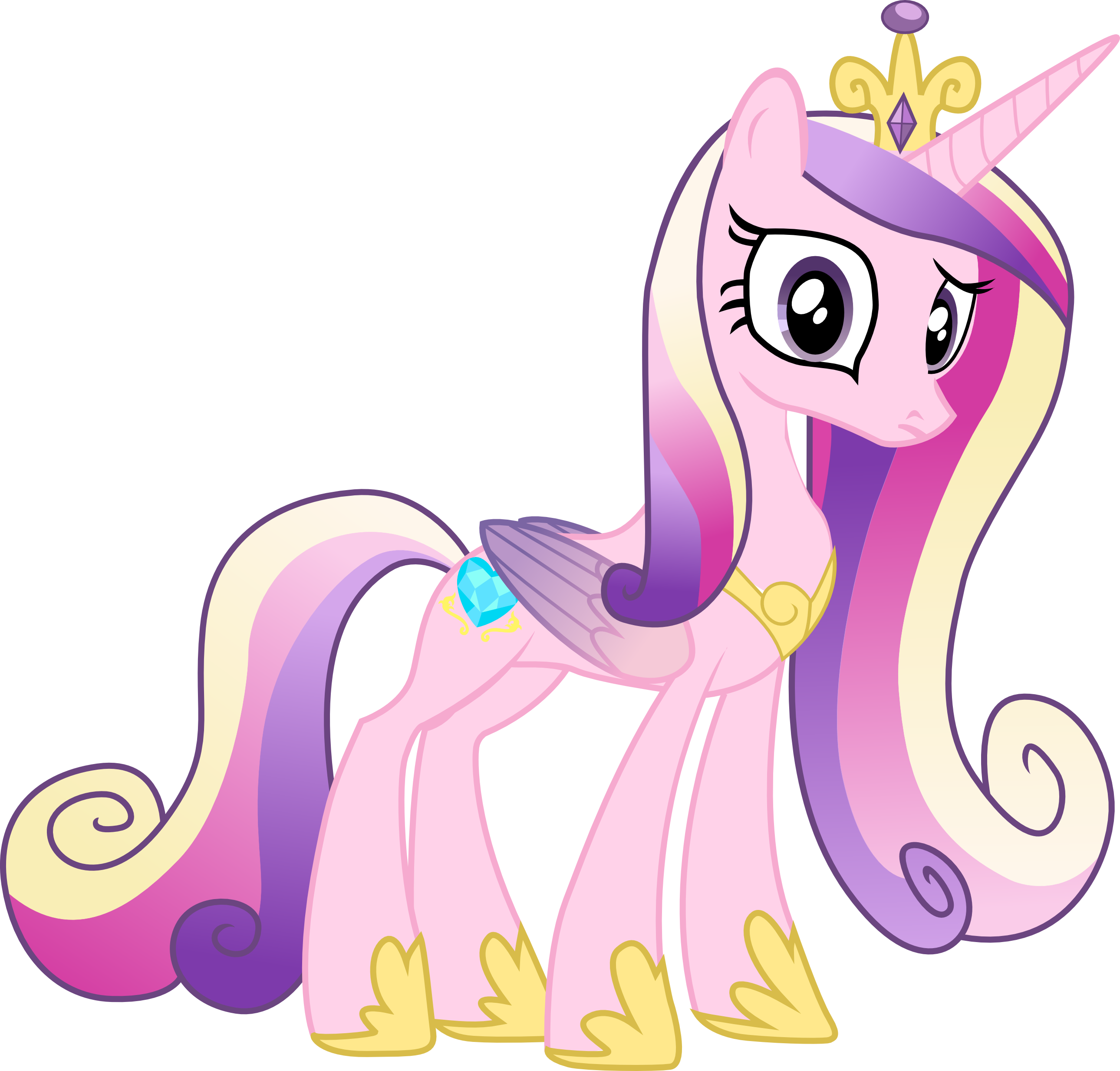 Cadence Concerned Face By A01421 Cadence Concerned - My Little Pony Cadence Pregnant (2580x2467)