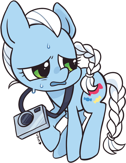 Concerned Pony By Ponydreamdiary - Cartoon (450x566)
