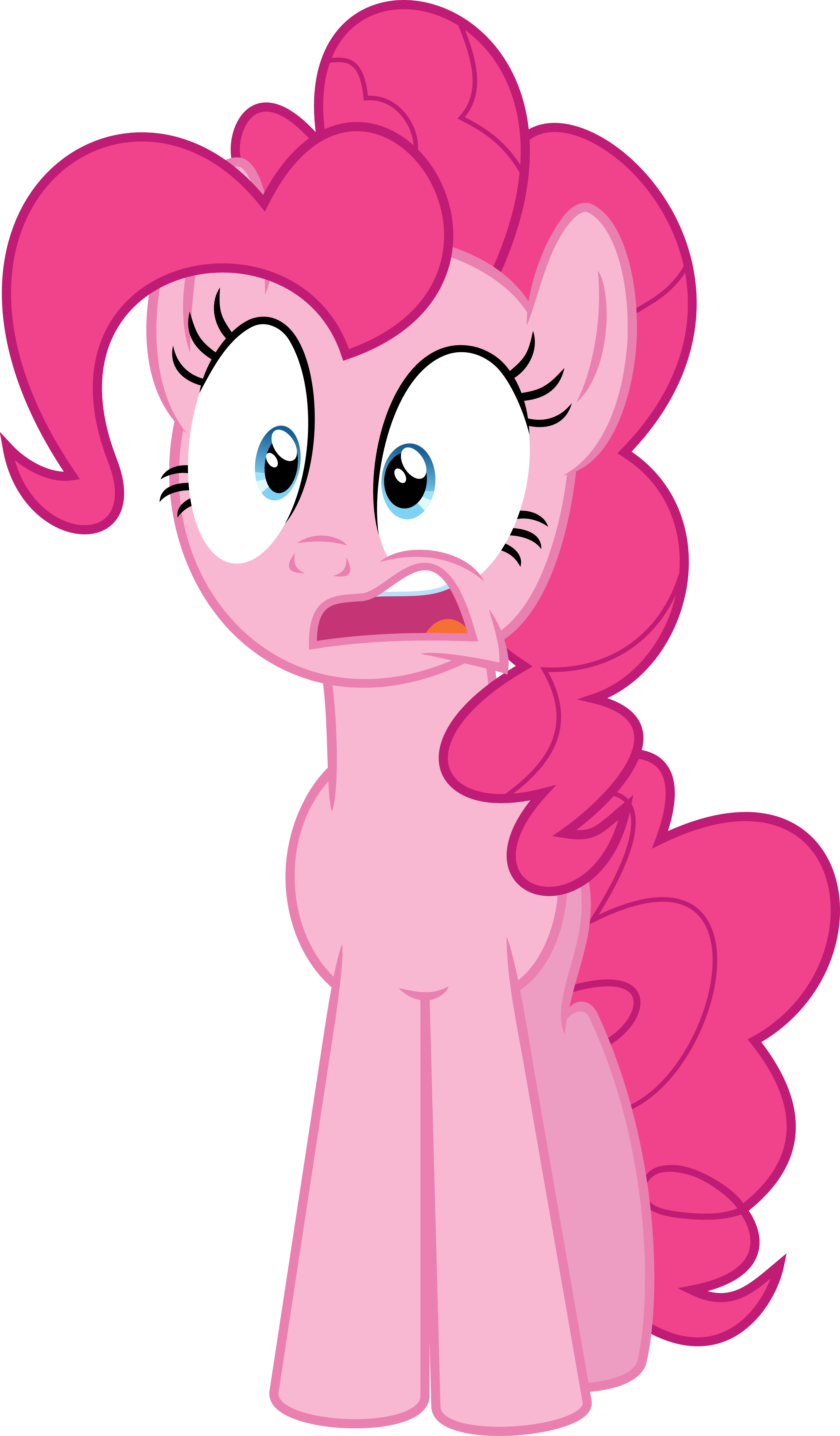 Pinkie Seems A Little Worried By Spier17 - My Little Pony Pinkie Pie Shock (4095x7000)