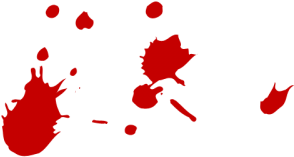 Blood Splatter - Blood Clipart Transparent Background (500x375)
