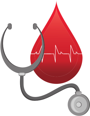 Blood Drop And Stethoscope - Corazón Con Estetoscopio Para Colorear (550x550)