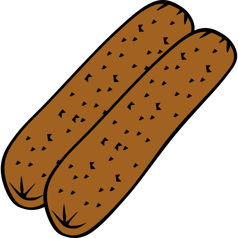 Fast Food, Breakfast, Sausage - Sausage Clip Art (800x800)