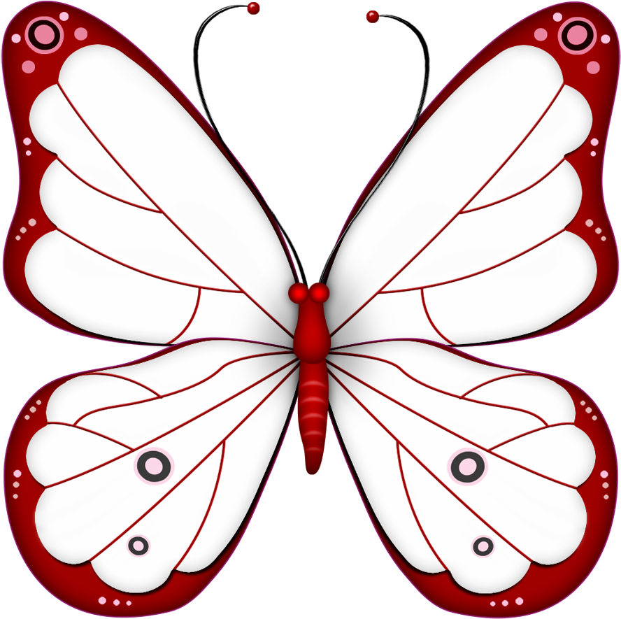 Фото, Автор Andy-video На Яндекс - Pink Butterfly Clip Art (991x1000)