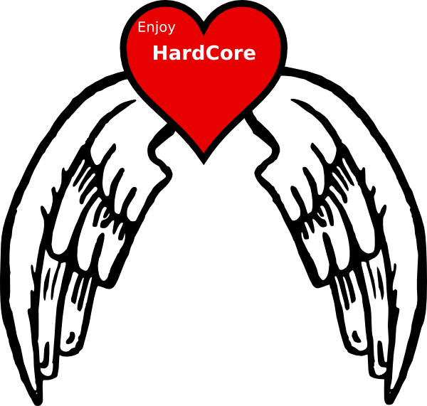 Heart With Wings Clip Art - Transparent Background Wings Clipart (600x571)