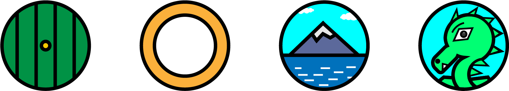 Lately, I've Been Taking Part In Online Courses From - Hobbit Icons (2042x475)