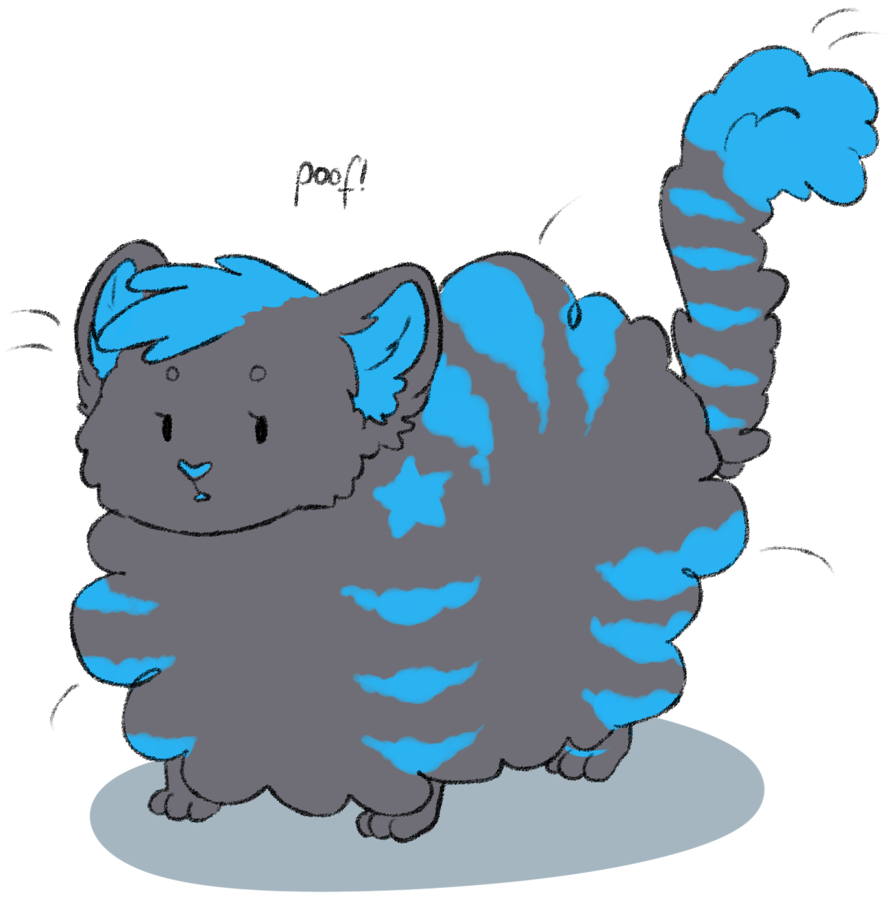 Poof For Kampfhobbit 2/2 - Cartoon (1500x1500)
