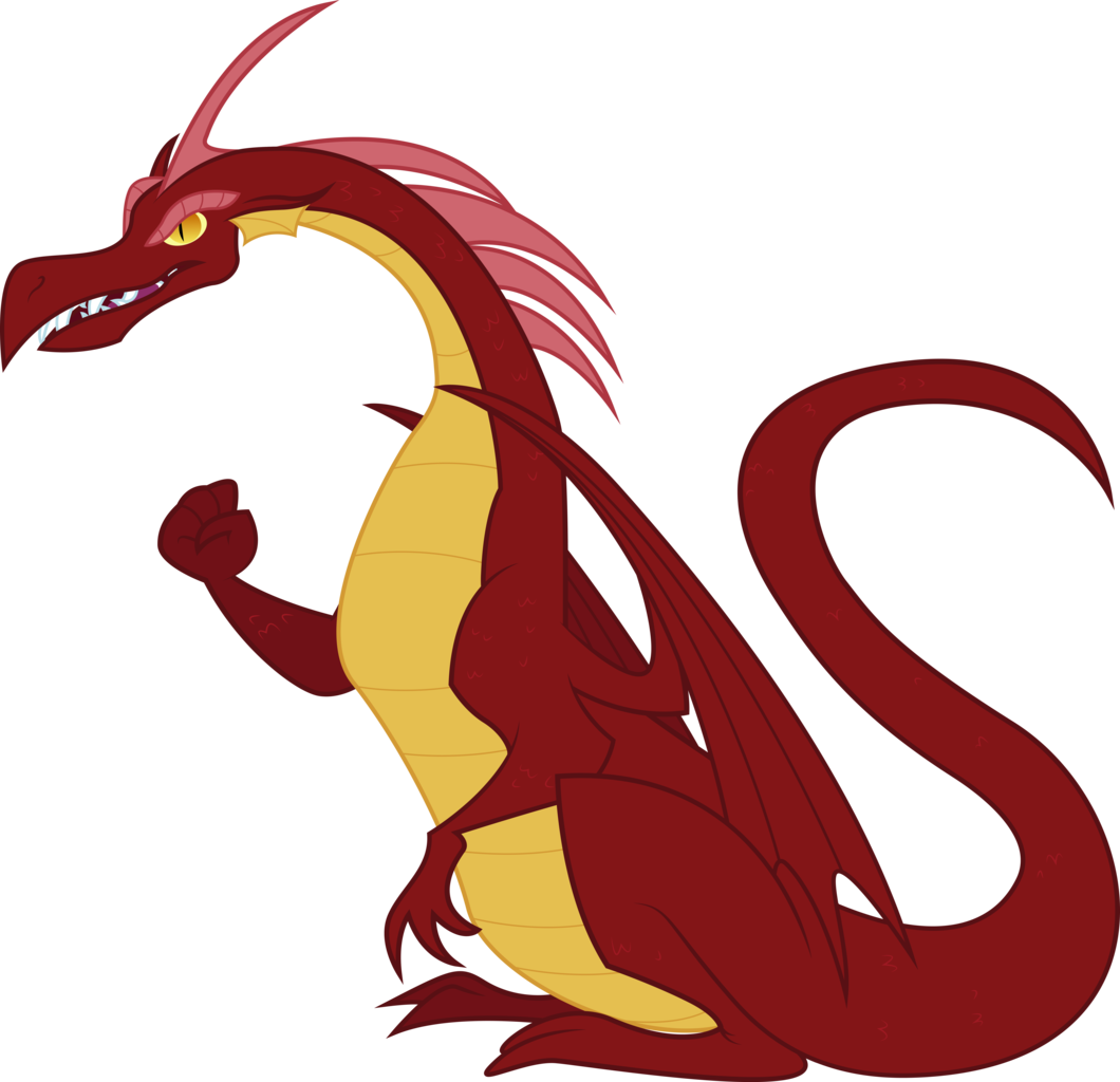My Little Pony Red Dragon (1060x1024)