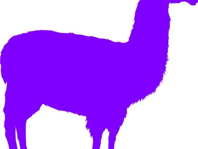 Purple Llama Cliparts - Cafepress Llama Throw Pillow (640x480)