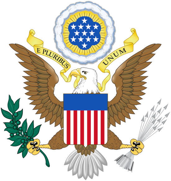 Like Most Folks, I've Spent Some Time Thinking About - Great Seal Of The United States (550x581)