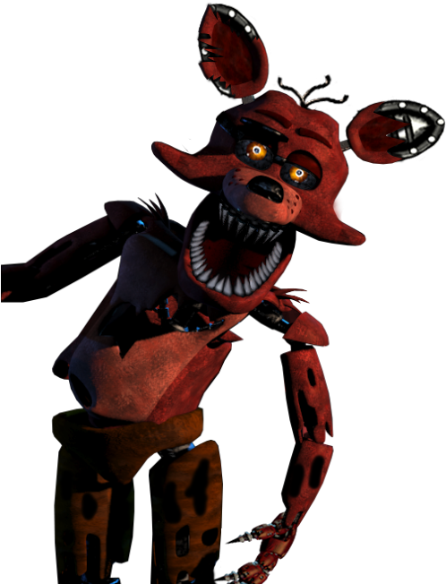 Nightmare Original Foxy By Waterrush94 On Deviantart - Five Nights At Freddys (500x711)