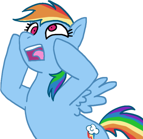 Rainbow Dash What Is This By The Clockwork Crow - Rainbow Dash (500x533)