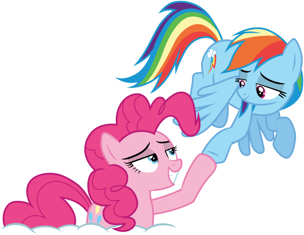 Pinkie Pie And Rainbow Dash By Cloudyglow - Pinkie Pie And Rainbow Dash (1024x792)