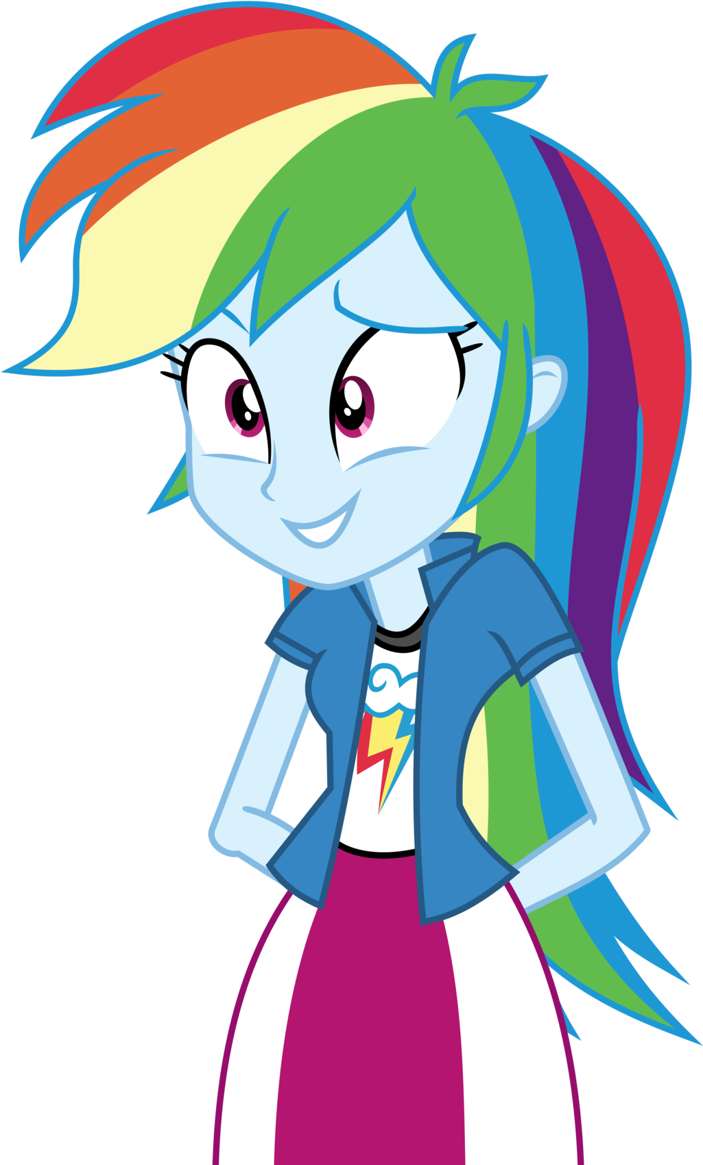 Rainbow Dash Positively Unsure By Uponia Rainbow Dash - Imágenes De Rainbow Dash (1024x1711)