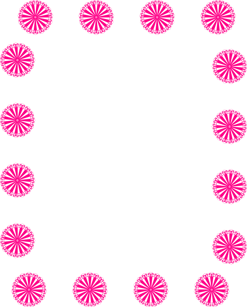 Border Pink - Stock Photography (958x1192)