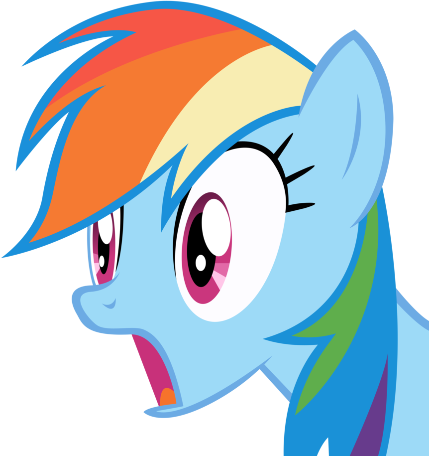 Img 1795474 2 Rainbow Dash Le Gasp By - Rainbow Factory Rainbow Dash (869x920)
