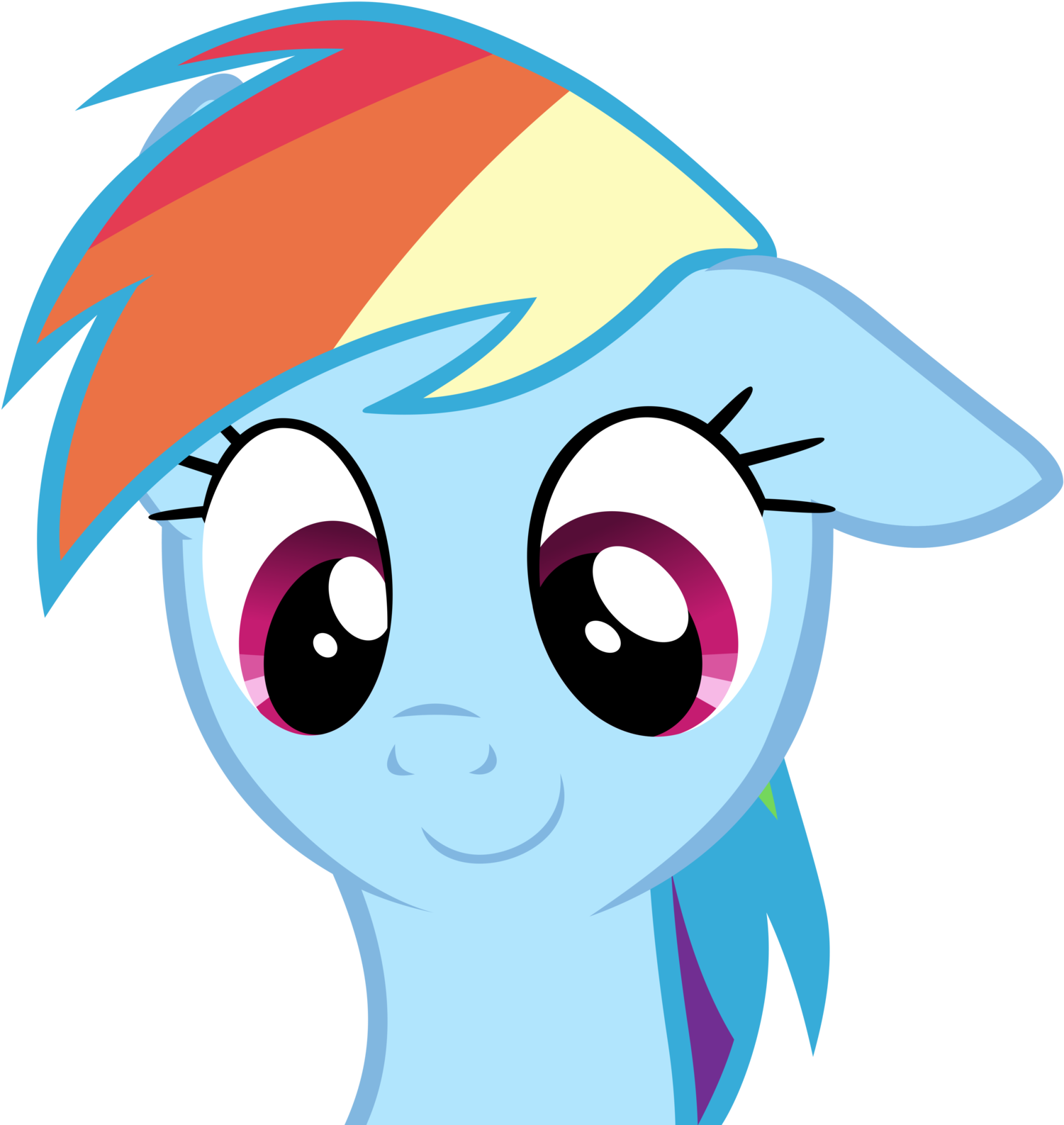 Cute Rainbow Dash By Baumkuchenpony Cute Rainbow Dash - Rainbow Dash Rule 34 (1600x1600)
