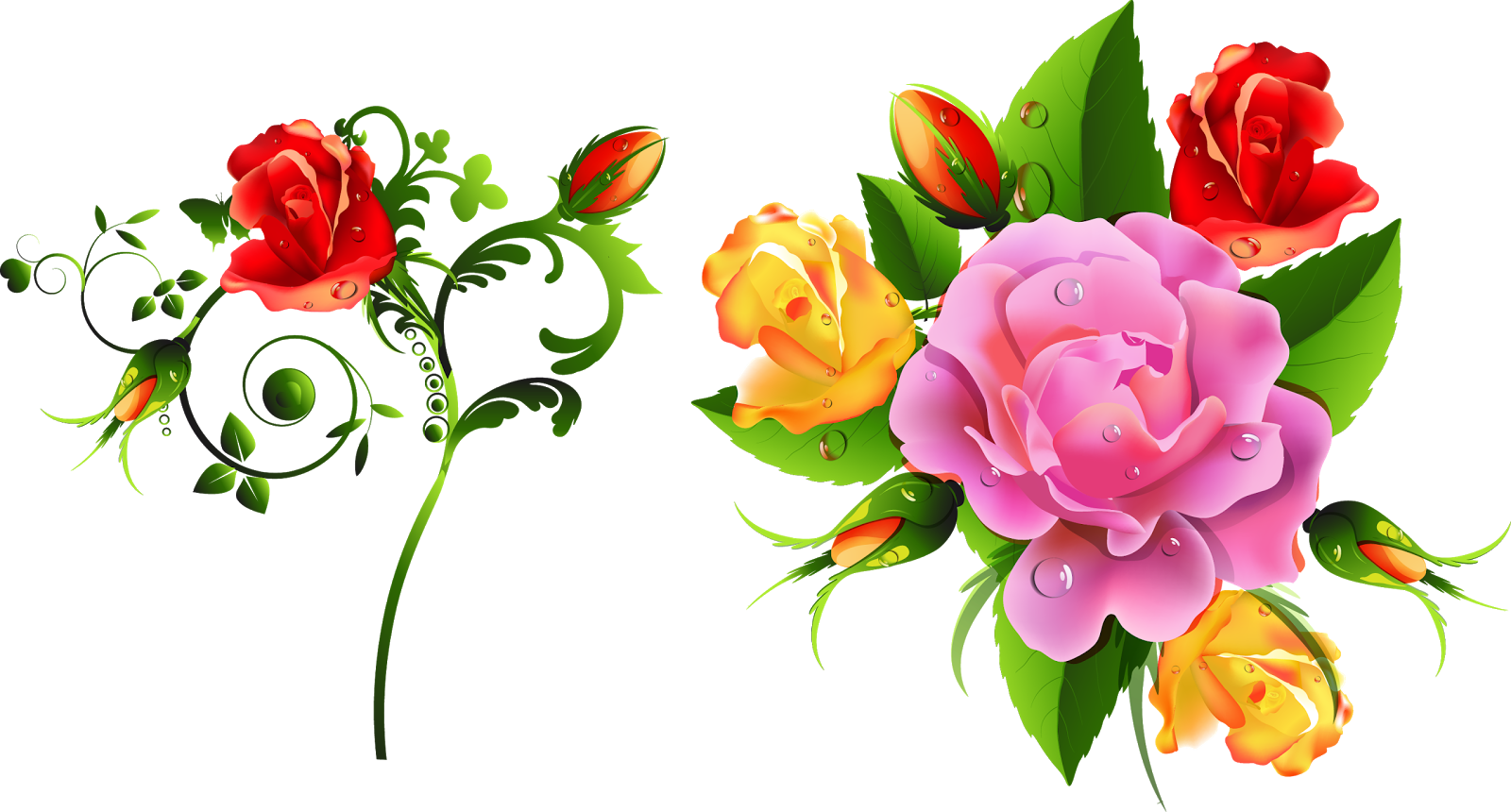 Pin Flower International Women's Day Clip Art - Pin Flower International Women's Day Clip Art (1600x860)