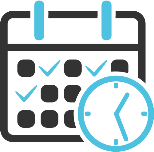 We Provide Your Business Timely Reminders On The Reports - Fire Clock Logo Png (512x512)