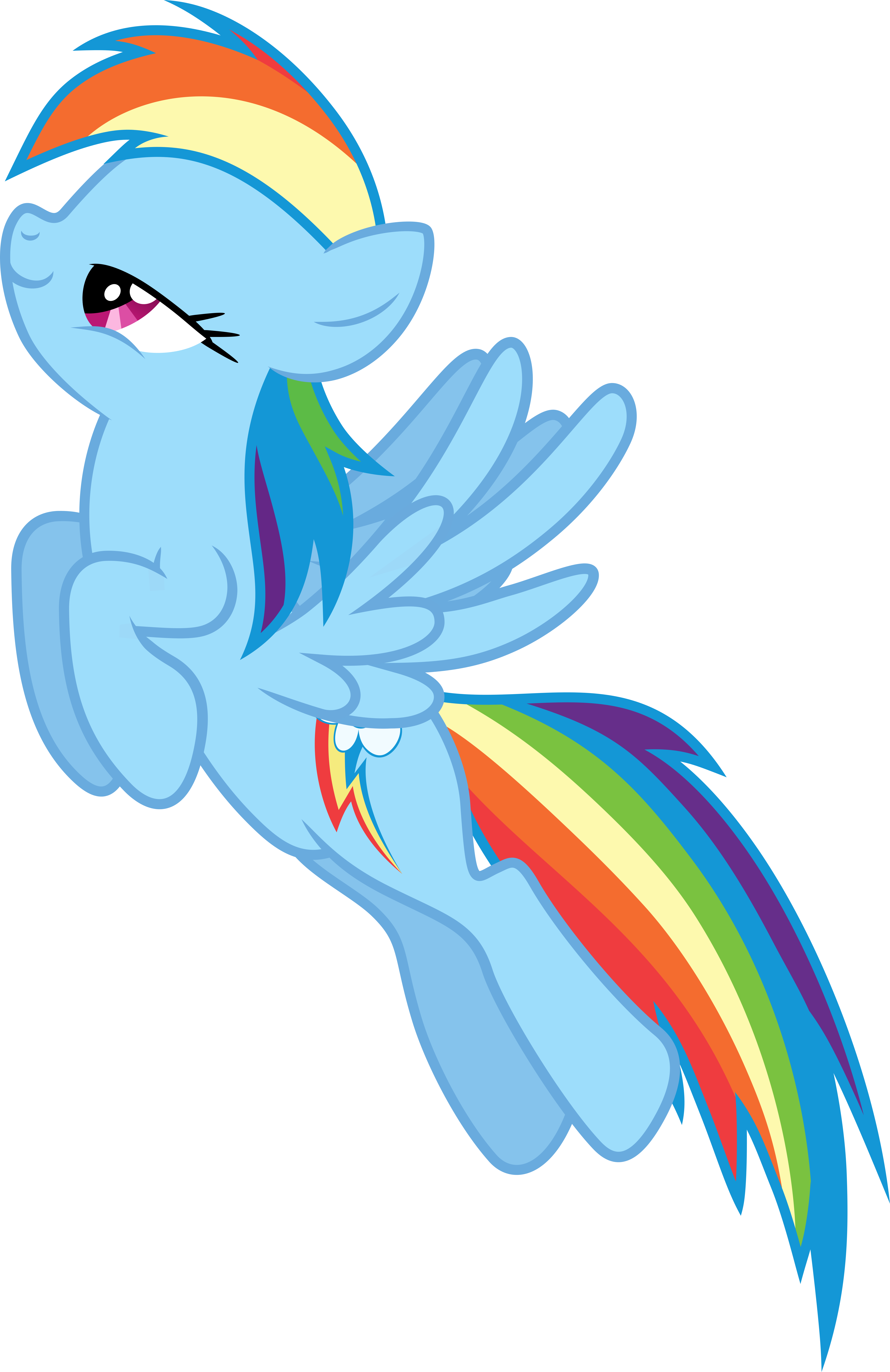 Vector - Rainbow Dash (5000x7708)