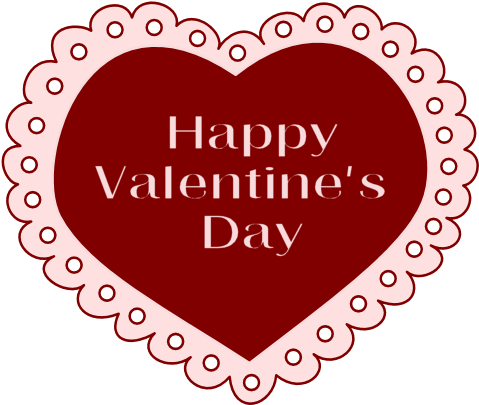 Happy Valentine's Day Free Png Image - Valentines Day Free Clip Art (525x465)