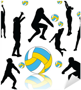 Volleyball Players Collection Silhouette - Volleyball (400x400)