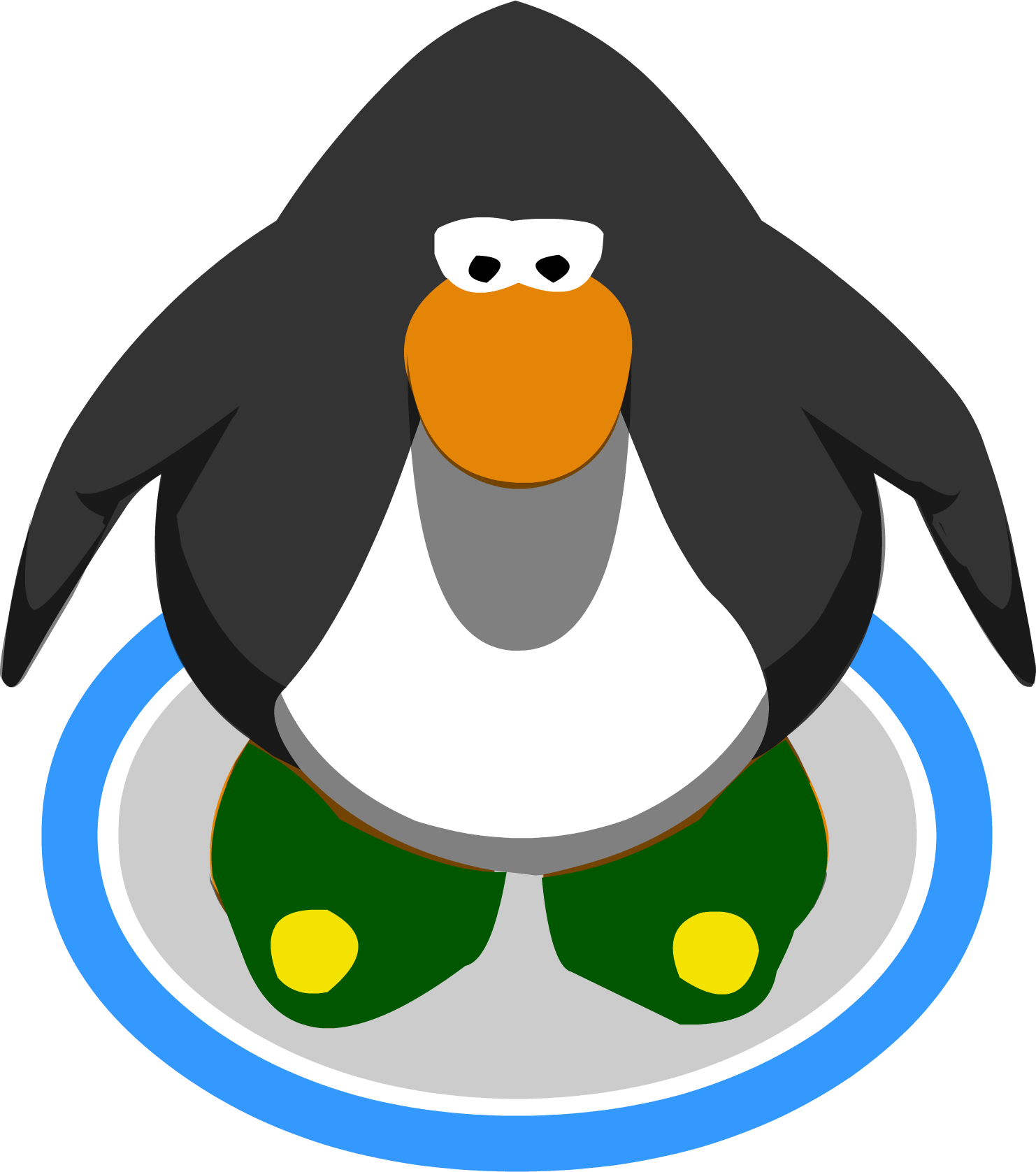 Elf Shoes In-game - Club Penguin 3d Penguin (1482x1677)