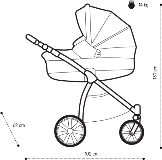 Noordi Sole Комбинирана Количка 3 В 1-цвят 866 - Fjord (600x600)