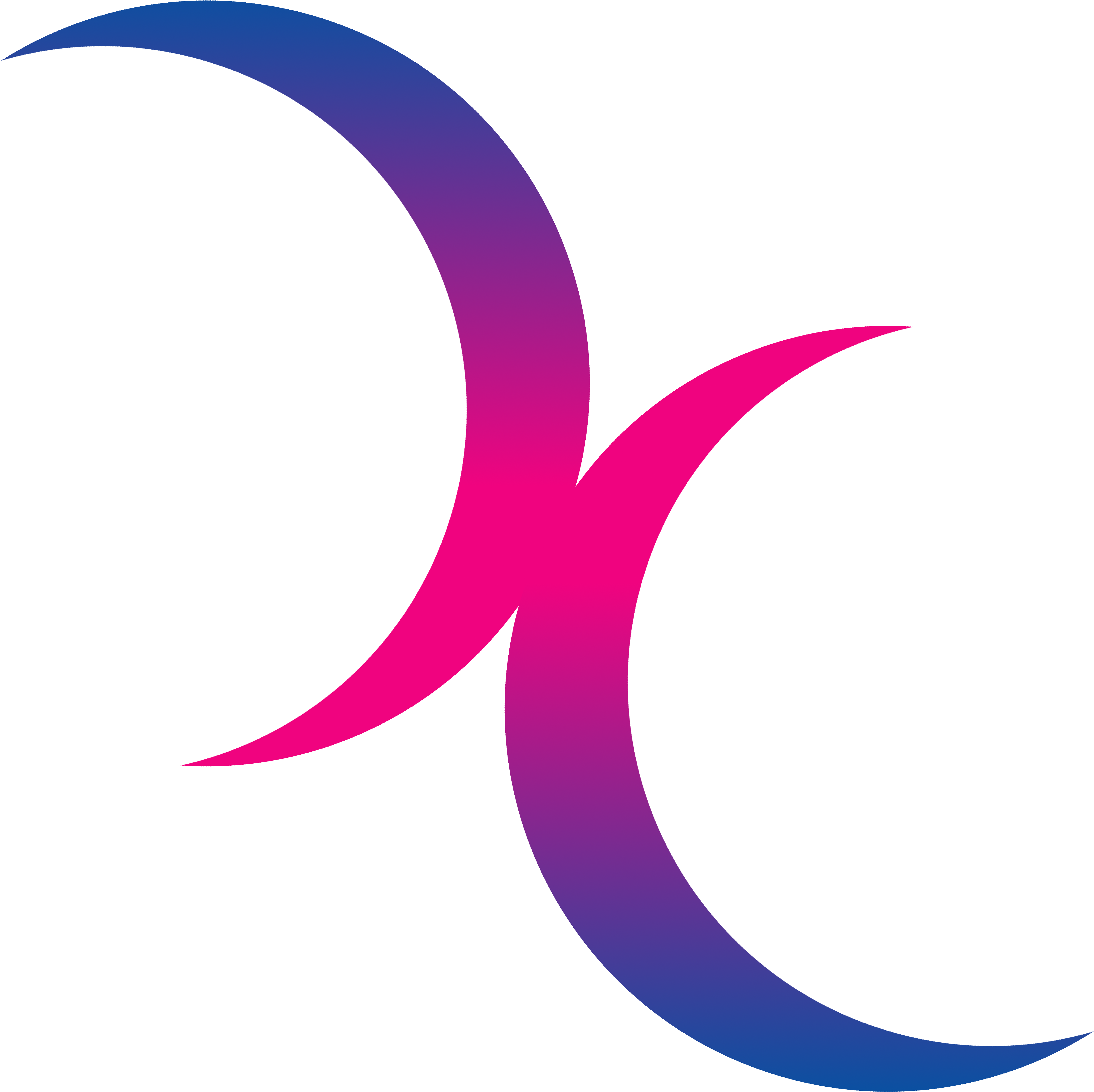 Bi Crescent Moon Symbol By Pride Flags - Bisexual Png (5000x5000)