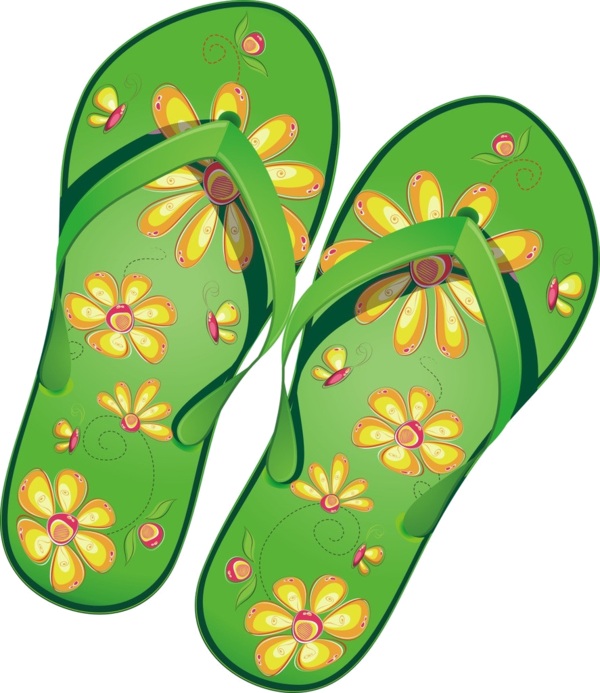 Summer - Clipart Tong (600x693)