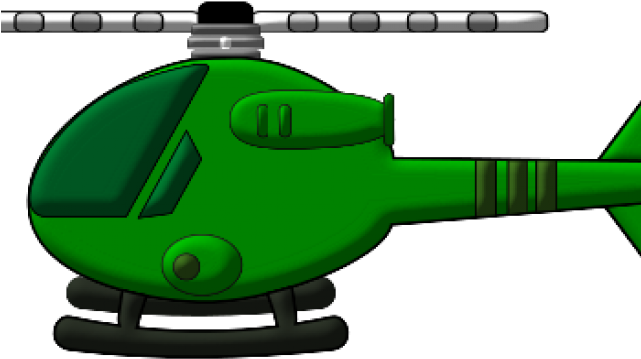 Helicopter Clipart Green Helicopter - Helicopter (640x480)