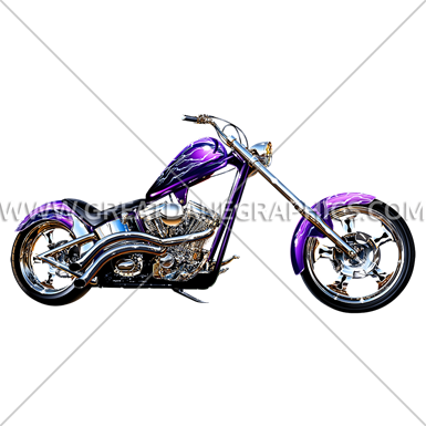 Purple Lightning Chopper - Art (385x385)