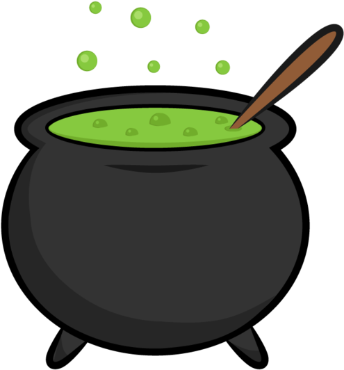 Halloween Witch Cauldron By Juweez - Cauldron (600x600)