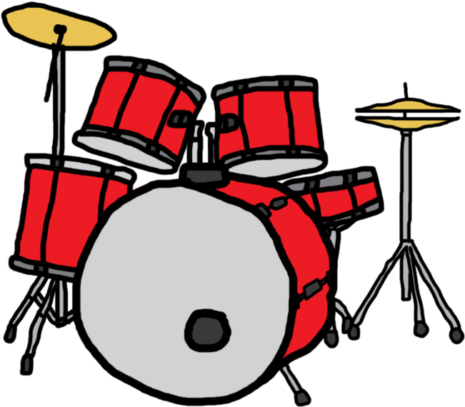 Random Red Drum Set By Castlepokemetroid - Drums (1024x576)