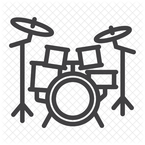 Drum Kit Icon - Drum Set Icon (512x512)