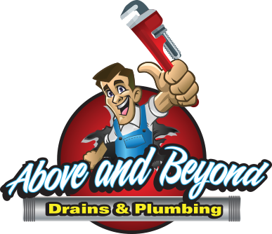 Above And Beyond Drains & Plumbing, - Above And Beyond Plumbing (387x334)