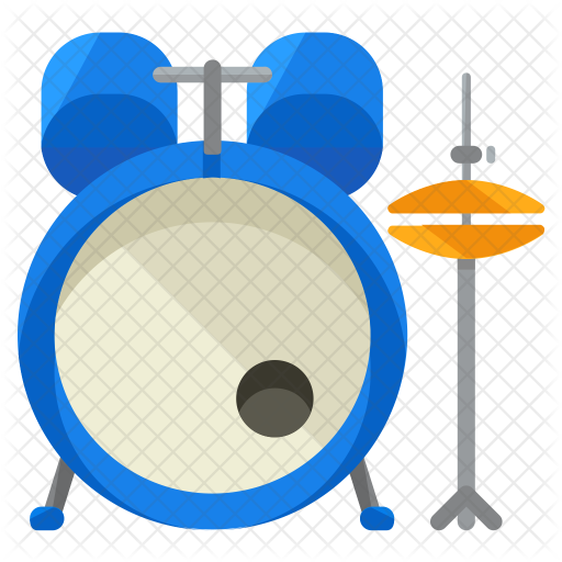 Drum Set Icon - Drum (512x512)
