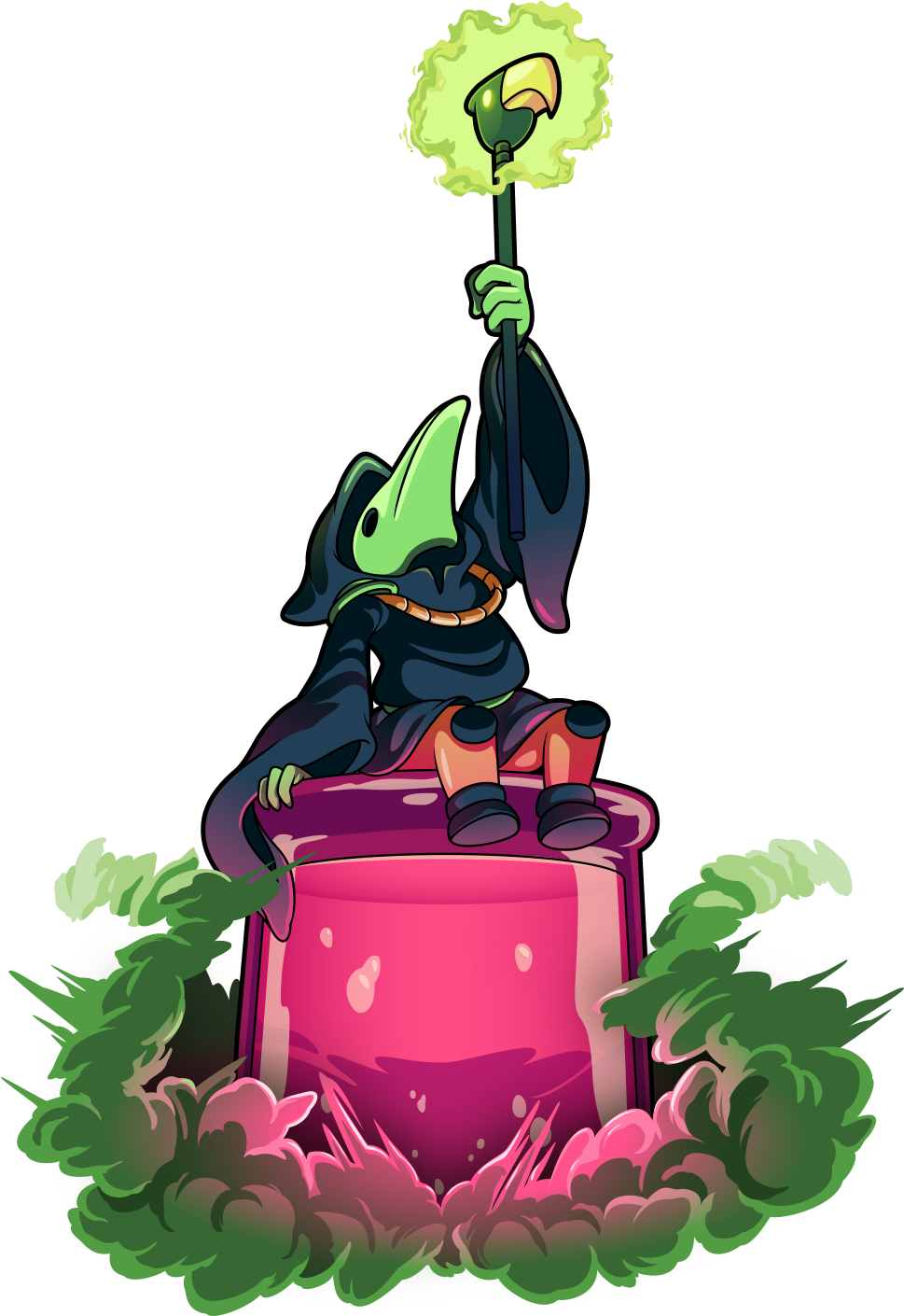 Yacht Club Games - Shovel Knight Plague Knight Vat (1000x1505)