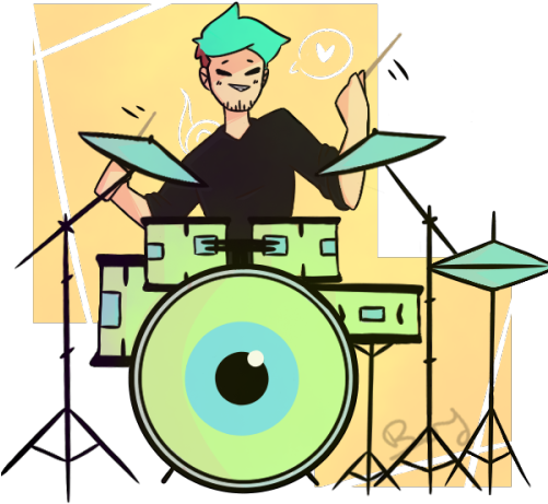 @therealjacksepticeye And The Drums - @therealjacksepticeye And The Drums (500x500)