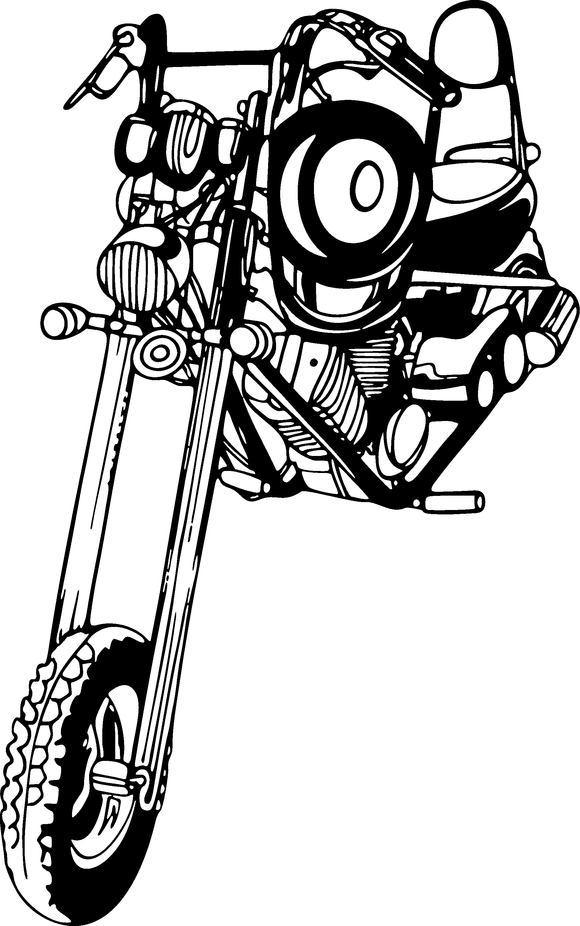 Chopper Easy Rider - Motorcycle (1973x3152)